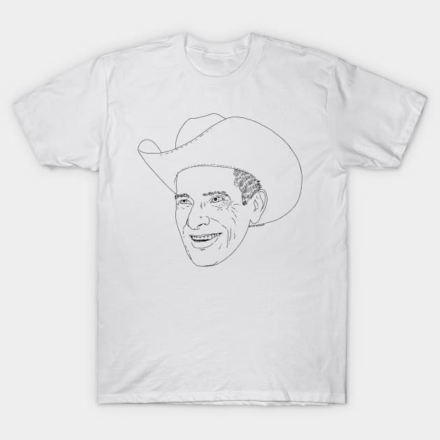 Ernest Tubb T-Shirt by TheCosmicTradingPost